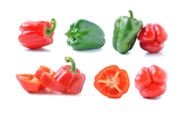 Sweet paper on white background