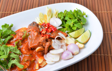 canned fish mix, Yum thai food style