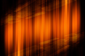 orange technology in dark background