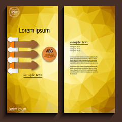 infographics card template