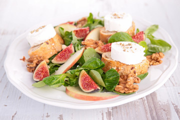 salad with toast