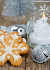 Decorated Christmas cookies
