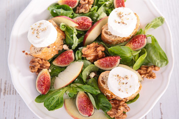 salad with toast