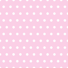 Babyrosa Pünktchenmuster nahtlos wiederholbar / fortsetzbar