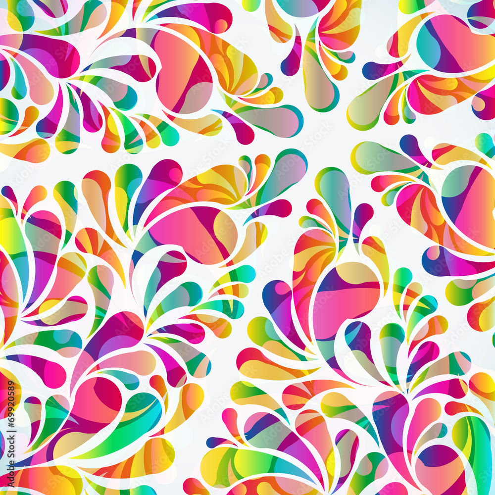 Poster abstract colorful arc-drop background.