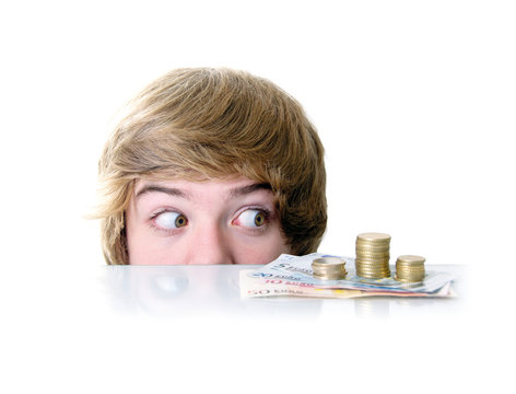Teenager mit Geld