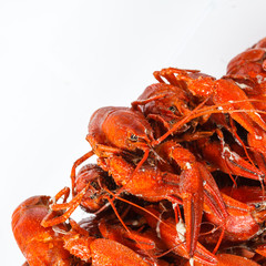 Boiled crayfish