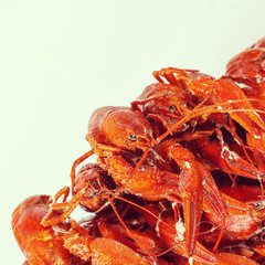 Boiled crayfish