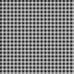 Seamless checkered Gingham pattern - Black and White