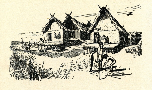 Reconstruction of stilt houses
