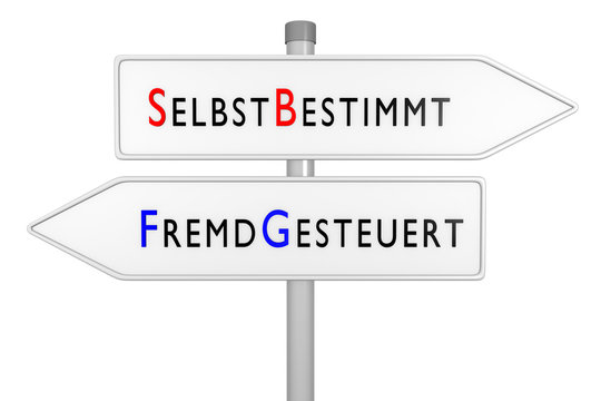Selbstbestimmt vs Fremdgesteuert