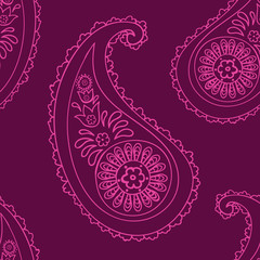 paisley seamless background