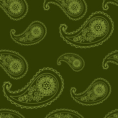 paisley seamless background