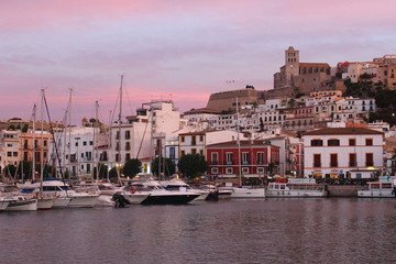 port and old town ibiza
