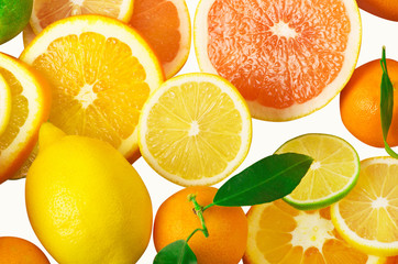 Mix of sitrus slice