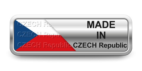 Made in Czech Republic Button