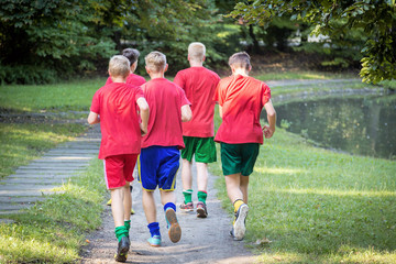 Fototapeta premium Young male runners