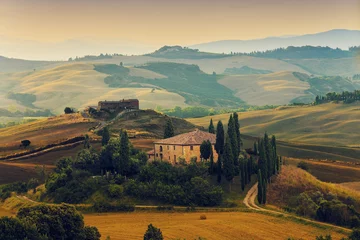 Keuken foto achterwand Toscane Toscane, Italië - San Quirico d& 39 Orcia