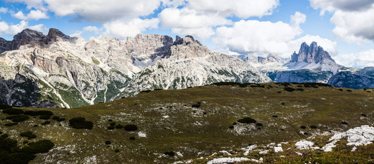 Fototapeta na wymiar Panorama of Tre Cime - Italy