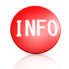 Red badge with info