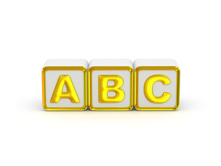 ABC alphabet.