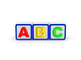 ABC alphabet.