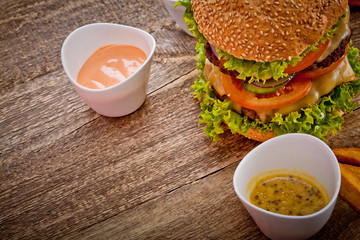 Burger And Fries Burger And Fries 