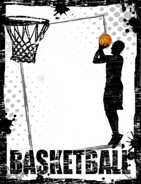 Dirty basketball poster