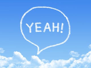 Fototapeta premium speech bubbles cloud shape