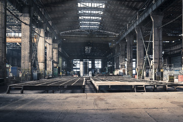 Iron workshop of shipyard