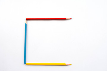 color pencil as letter C