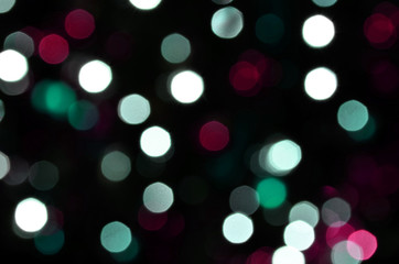 defocused lights background, bokeh