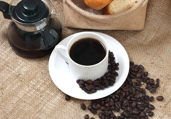 black coffee