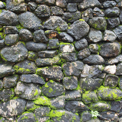 Old stone wall texture for background