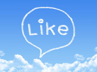 speech bubbles cloud shape