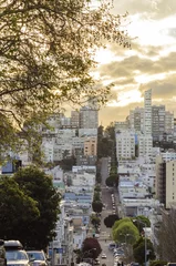 Fotobehang Lombard Street, San Francisco, California © f8grapher