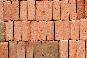 Red burned brick.