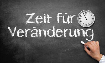 Zeit für Veränderung