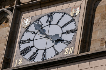 Tower clock.