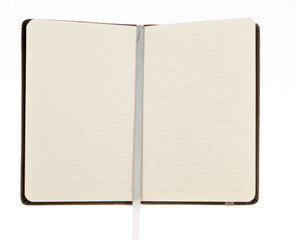 Empty notepad (notebook) isolated on white