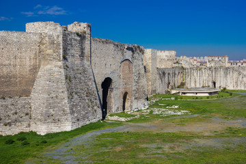 Fototapeta na wymiar Yedikule Hisarları (Seven Towers Fortress) in Istanbul, Turkey