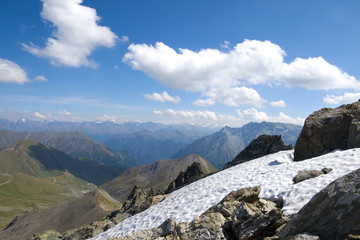 Fototapeta na wymiar Samnaungruppe - Alpen