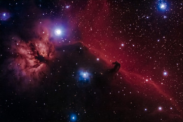 Barnard 33, the obscure horsehead nebulae