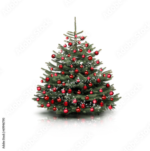 quot weihnachtsbaum mit roten kugeln quot stockfotos und quot weihnachtsbaum mit roten kugeln quot stockfotos und