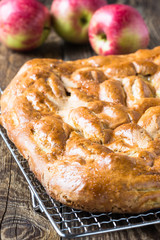 Homemade apple pie