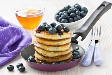 Blueberry pancakes