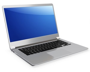 Fototapeta premium 3d detailed laptop