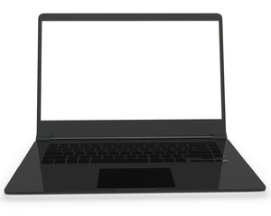 3d detailed laptop