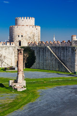 Yedikule Hisarları (Seven Towers Fortress) in Istanbul, Turkey