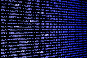 Digitale Bedrohungen blue